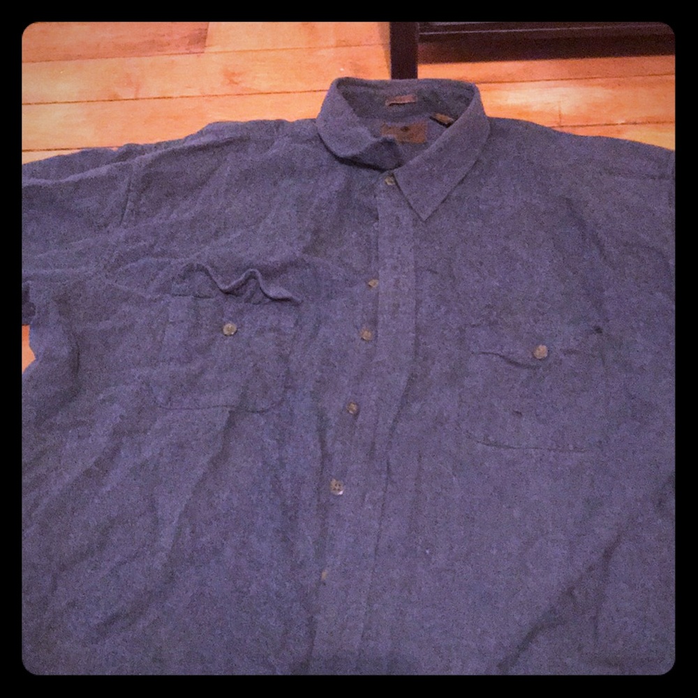 St. John’s Bay Gray Flannel Shirt